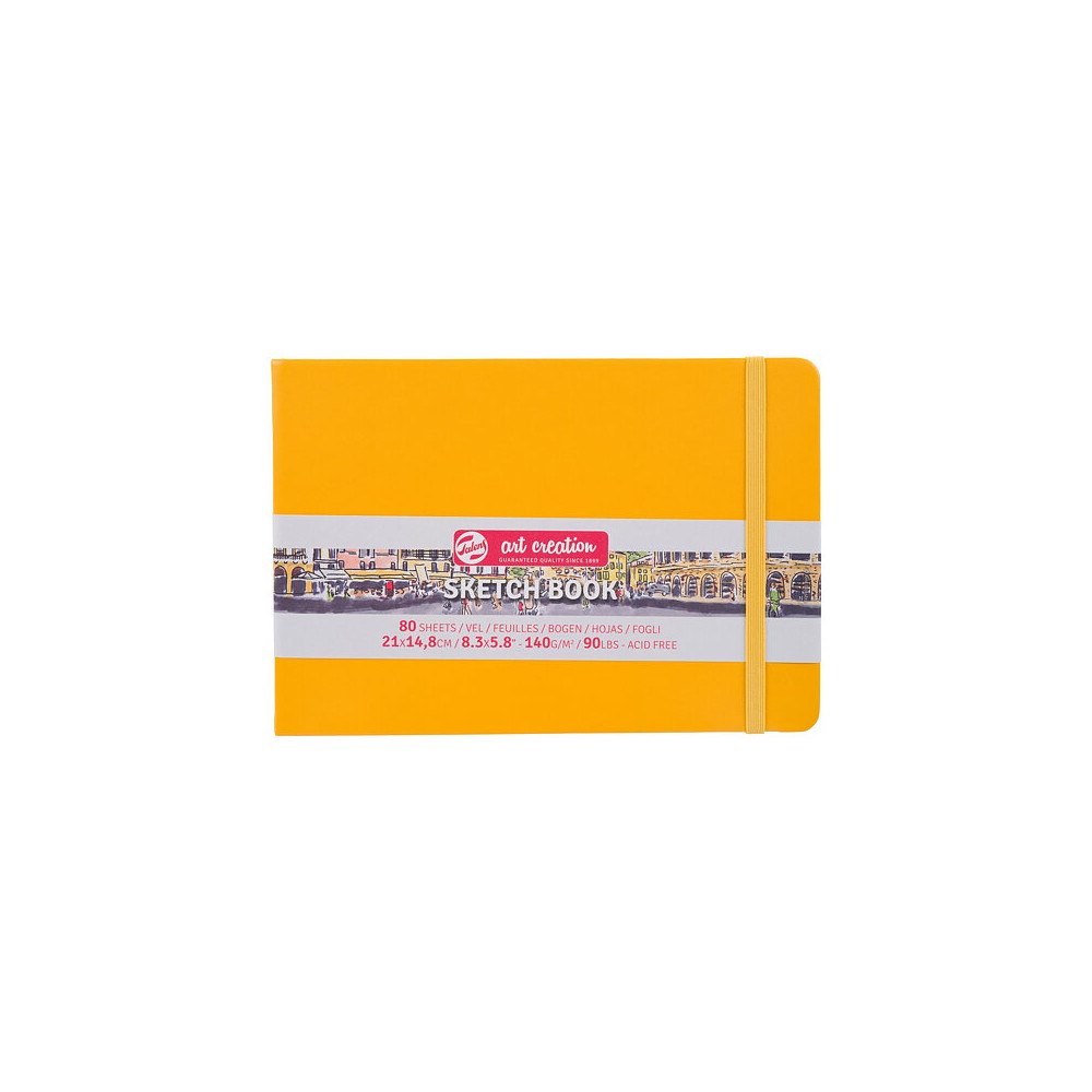 Art Creation SketchBook Golden Yellow 21 x 15 cm / Skissblock guldgul 15 x 21 cm
