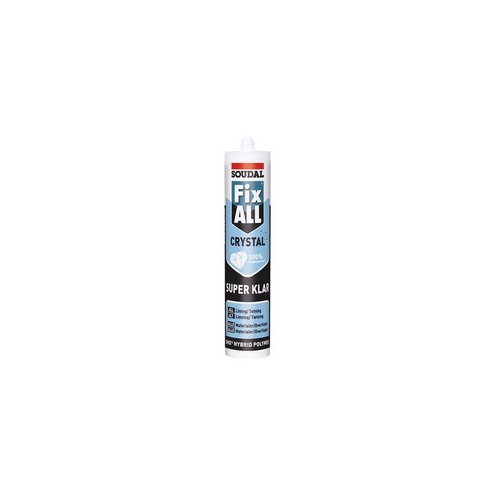 Solar Plus Fogmassa Fix All Flexi, 290 ml patron, 1-komponent, hög vidh...