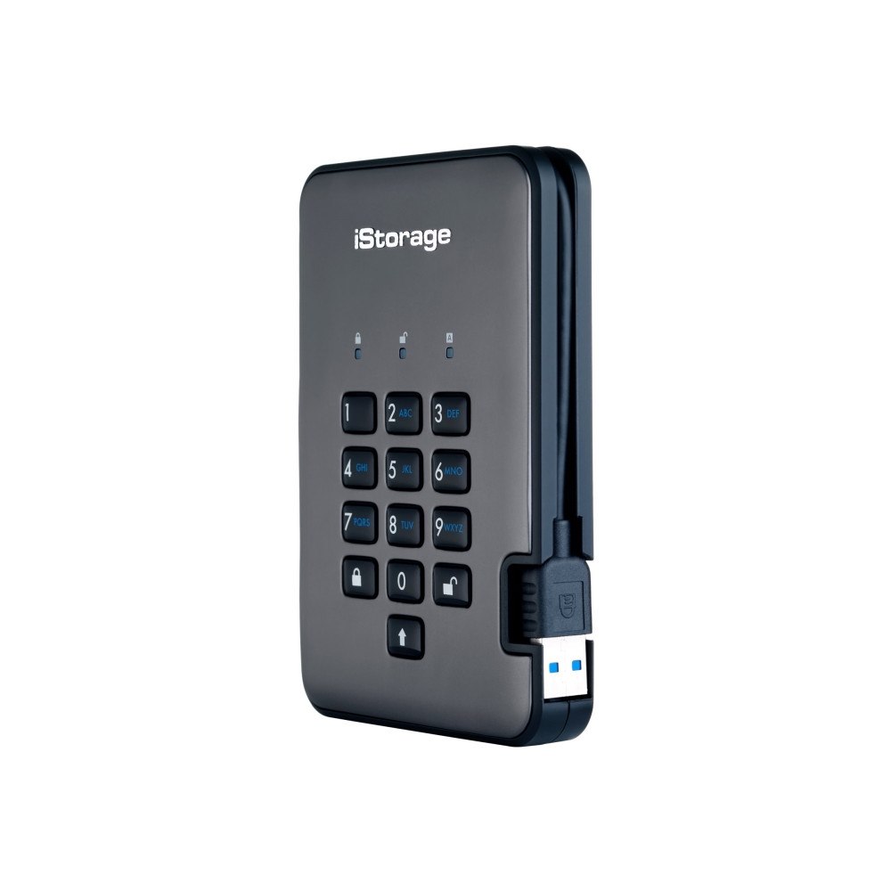 iStorage iStorage diskAshur PRO² - hårddisk - 1 TB - USB 3.1 - TAA-kompatibel