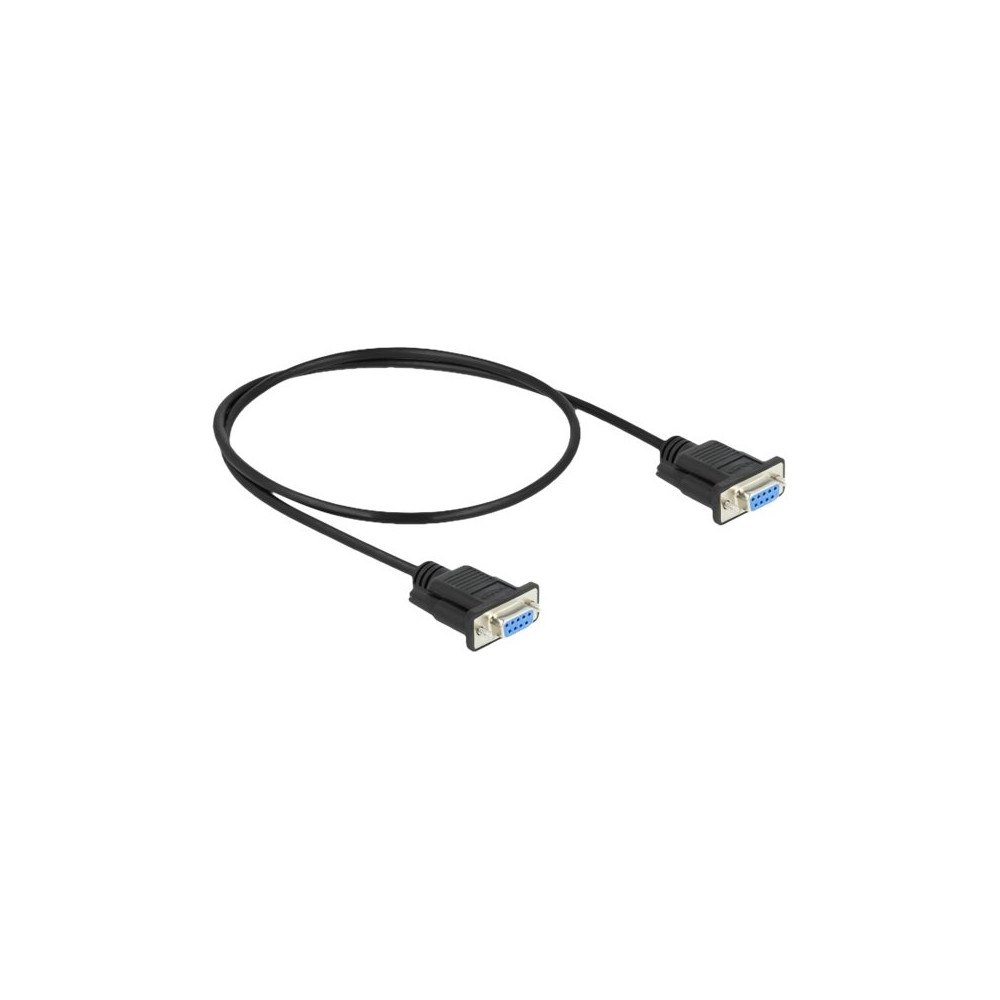 DeLOCK Delock - nollmodemkabel - DB-9 till DB-9 - 50 cm