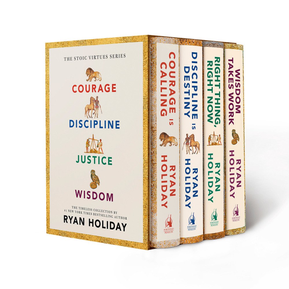 Ryan Holiday The Stoic Virtues Series Boxed Set (inbunden, eng)