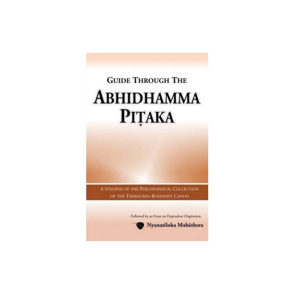 Buddhist Publication Society,Sri Lanka Guide Through the Abhidhamma Pitaka (häftad, eng)