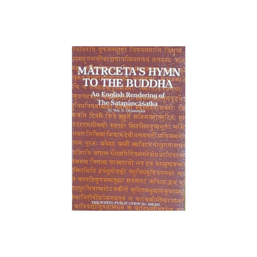Buddhist Publication Society,Sri Lanka Matrceta's Hymn to the Buddha (häftad, eng)