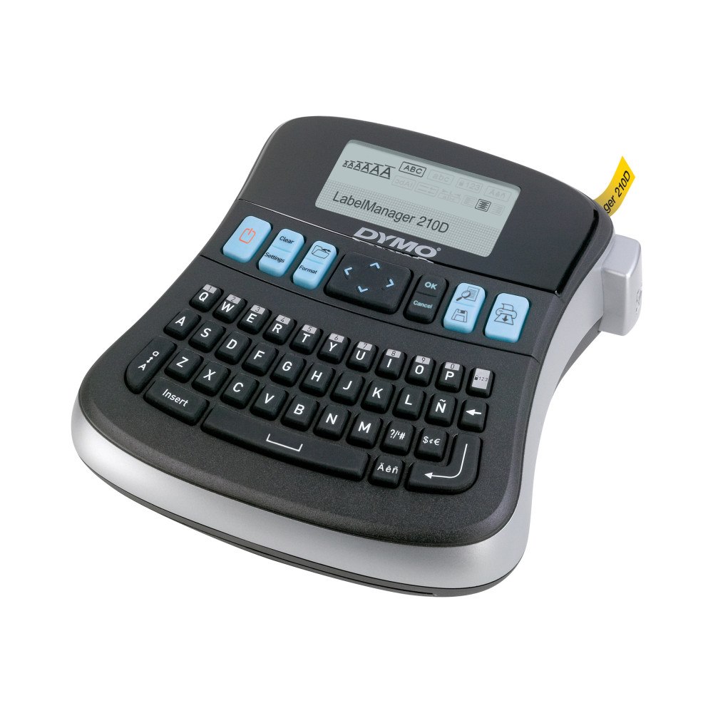 Newell Rubbermaid DYMO LabelMANAGER 210D - etikettskrivare - svartvit - termisk överföring