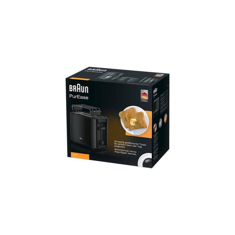 Braun Braun PurEase HT3010 BK - brödrost - svart