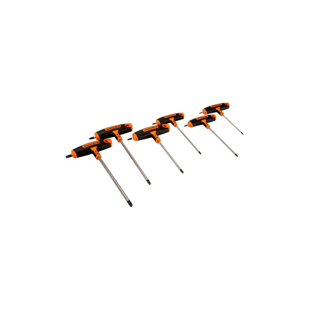 BAHCO Bahco 903T-2 TORX T-nyckelsats, 6 st. T10, T15, T20, T25, T3...