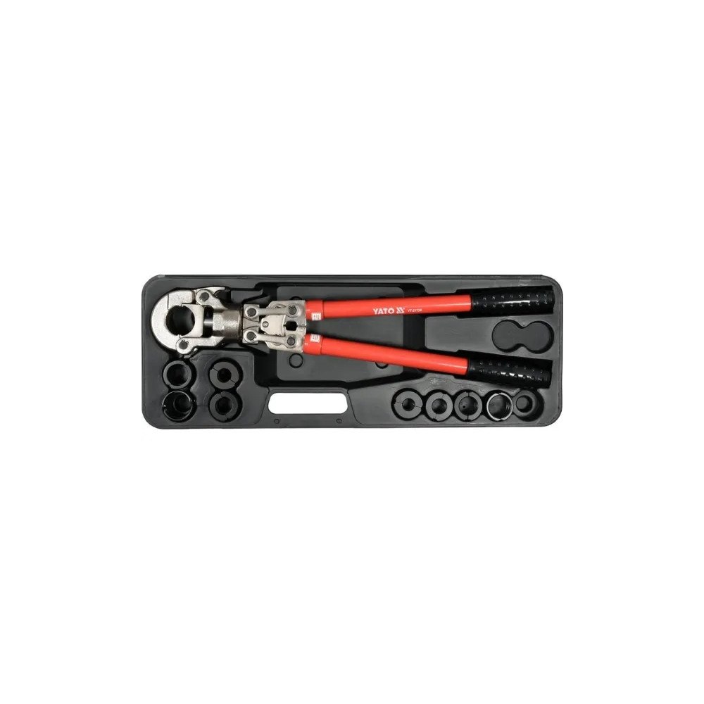 YATO YATO YT-21735 manuell hydraulisk press för PEX-AL-PEX, 8 pre...