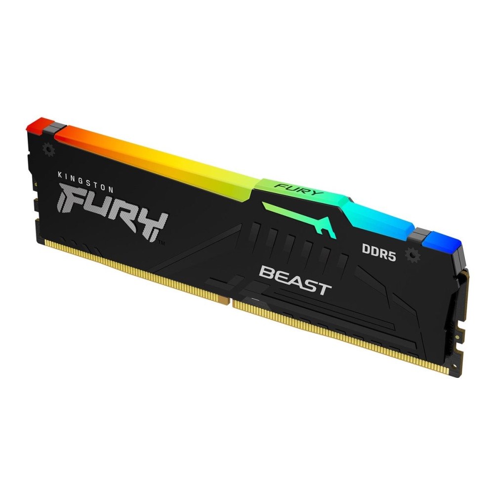 Kingston Technology Kingston FURY Beast RGB DDR5-minne 32 GB 5200 MT/s CL40 KF55...