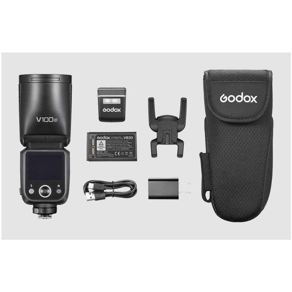Godox Godox V100, 1,7 sek./sida, Trådlös anslutning, 32 kanaler, 6...