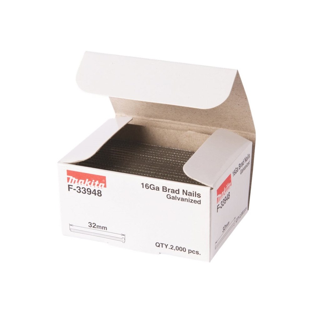 Makita Makita F-33948 dyckert 1,6 x 32 mm 2000 st., för DBN600/GF60...