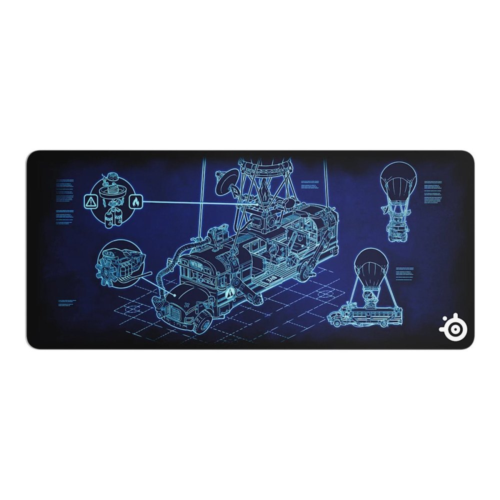 Steelseries SteelSeries QcK Fortnite Battle Bus Edition - musmatta - XXL-storlek