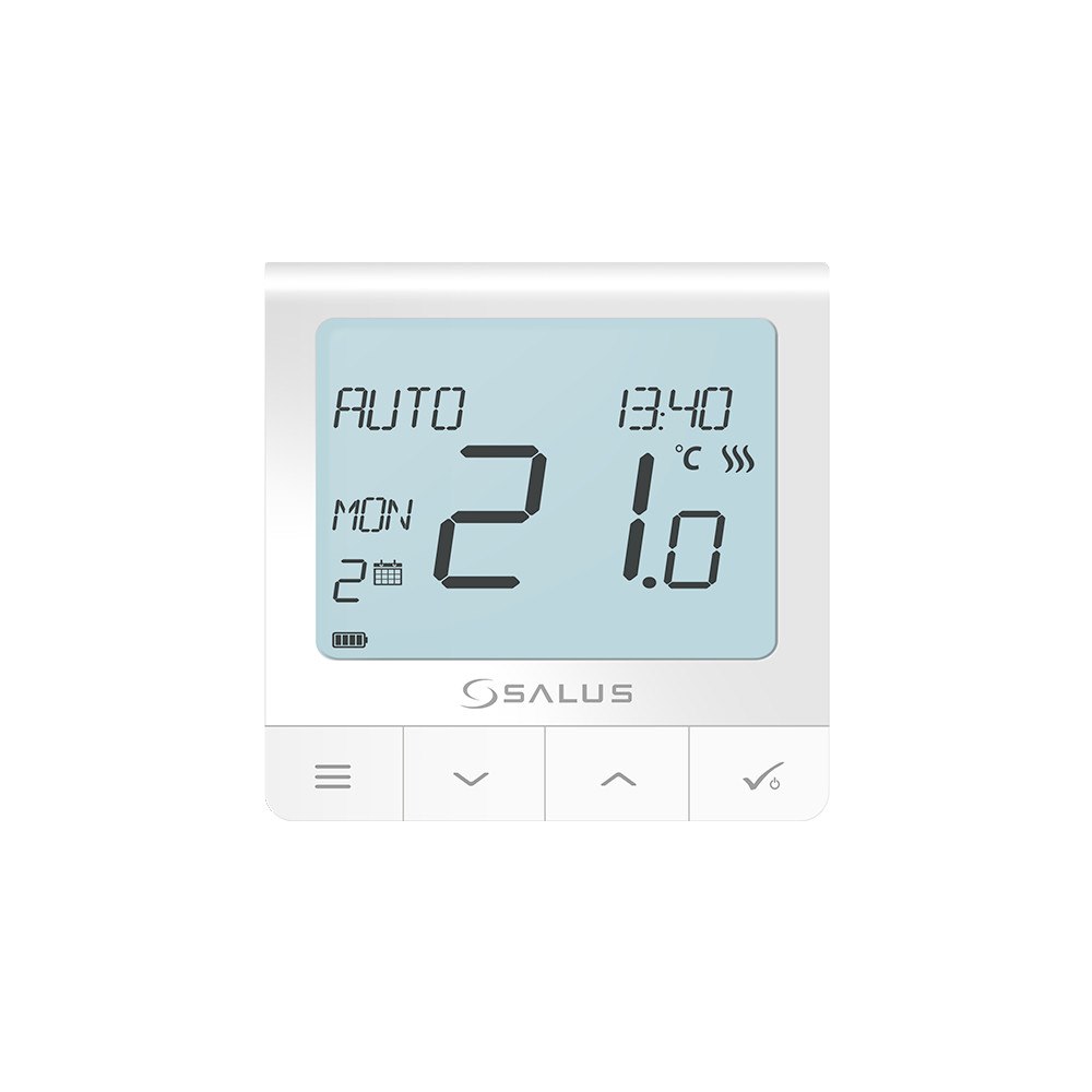 Salus Salus Quantum SQ610RF trådlös termostat, batteridriven, luft...
