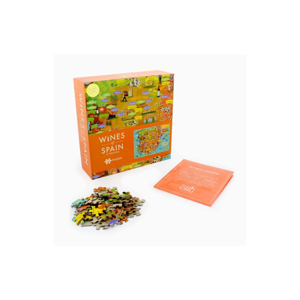 GINGER FOX Wines Of Spain & Portugal - 1000 Piece Puzzle