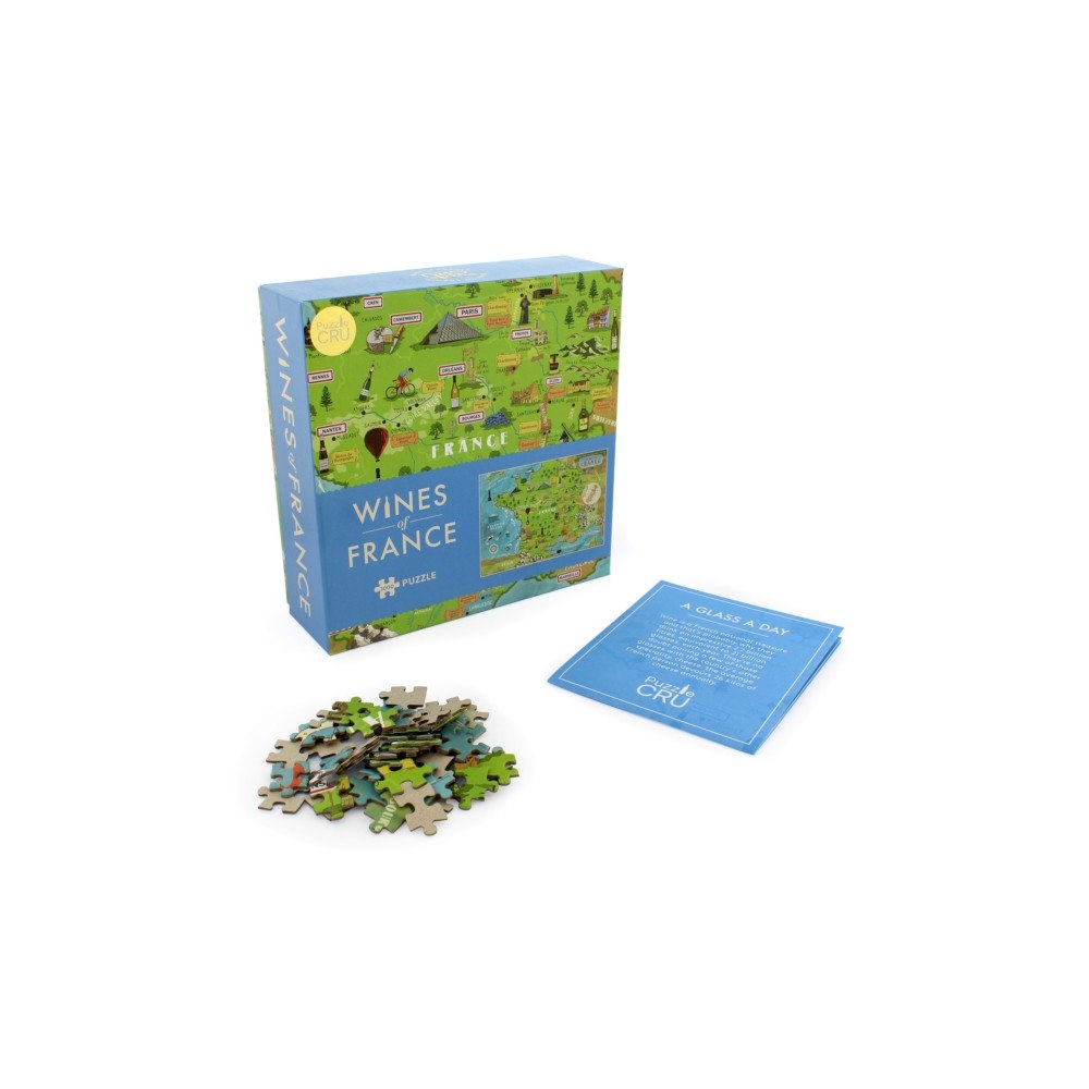 GINGER FOX Wines Of France - 1000 Piece Puzzle