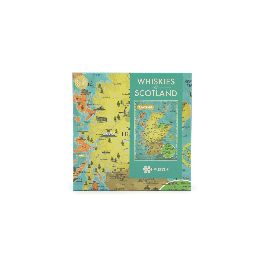 GINGER FOX Whiskies Of Scotland - 500 Piece Puzzle
