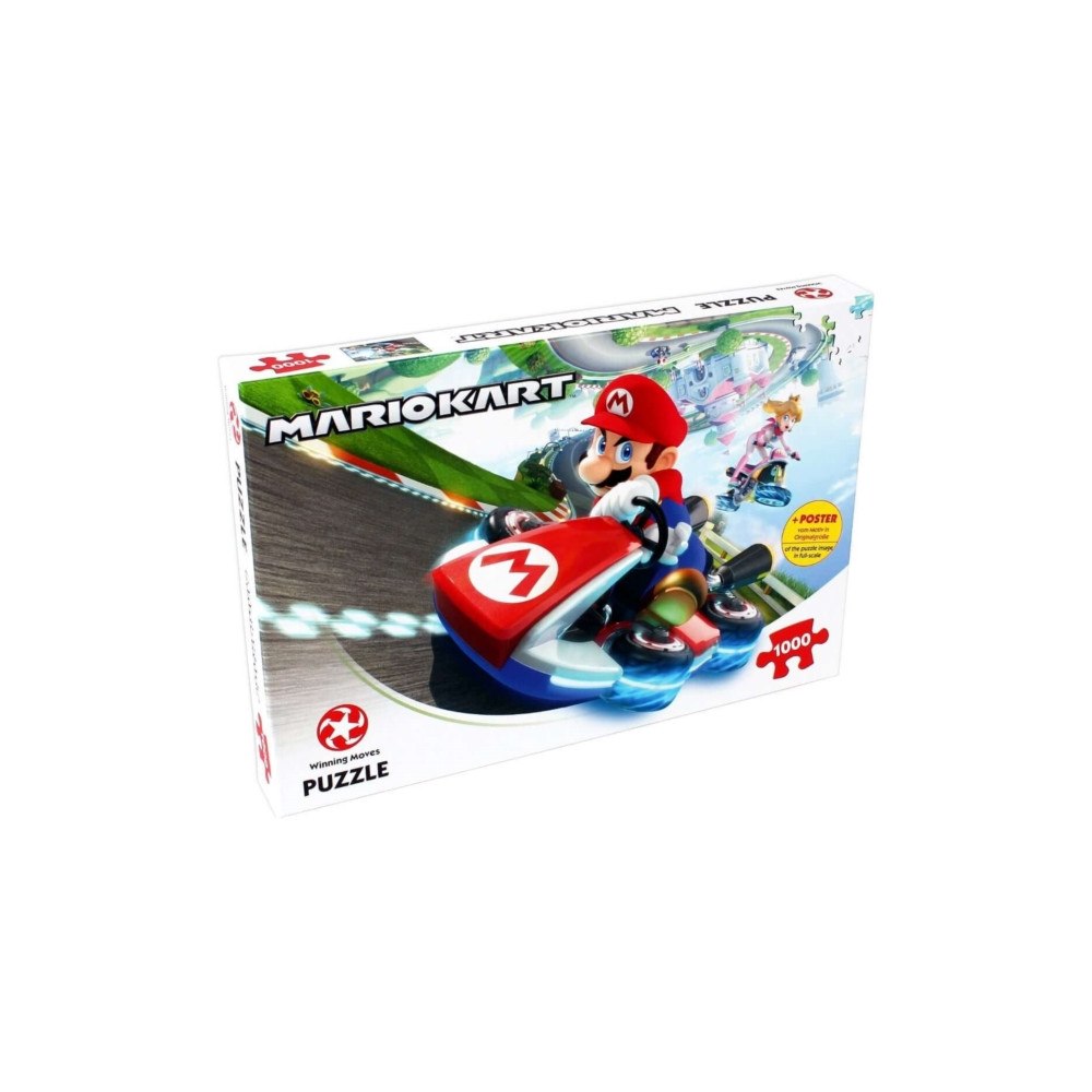 Winning Moves Mario Kart Funracer 1000 Piece Puzzle (häftad, eng)