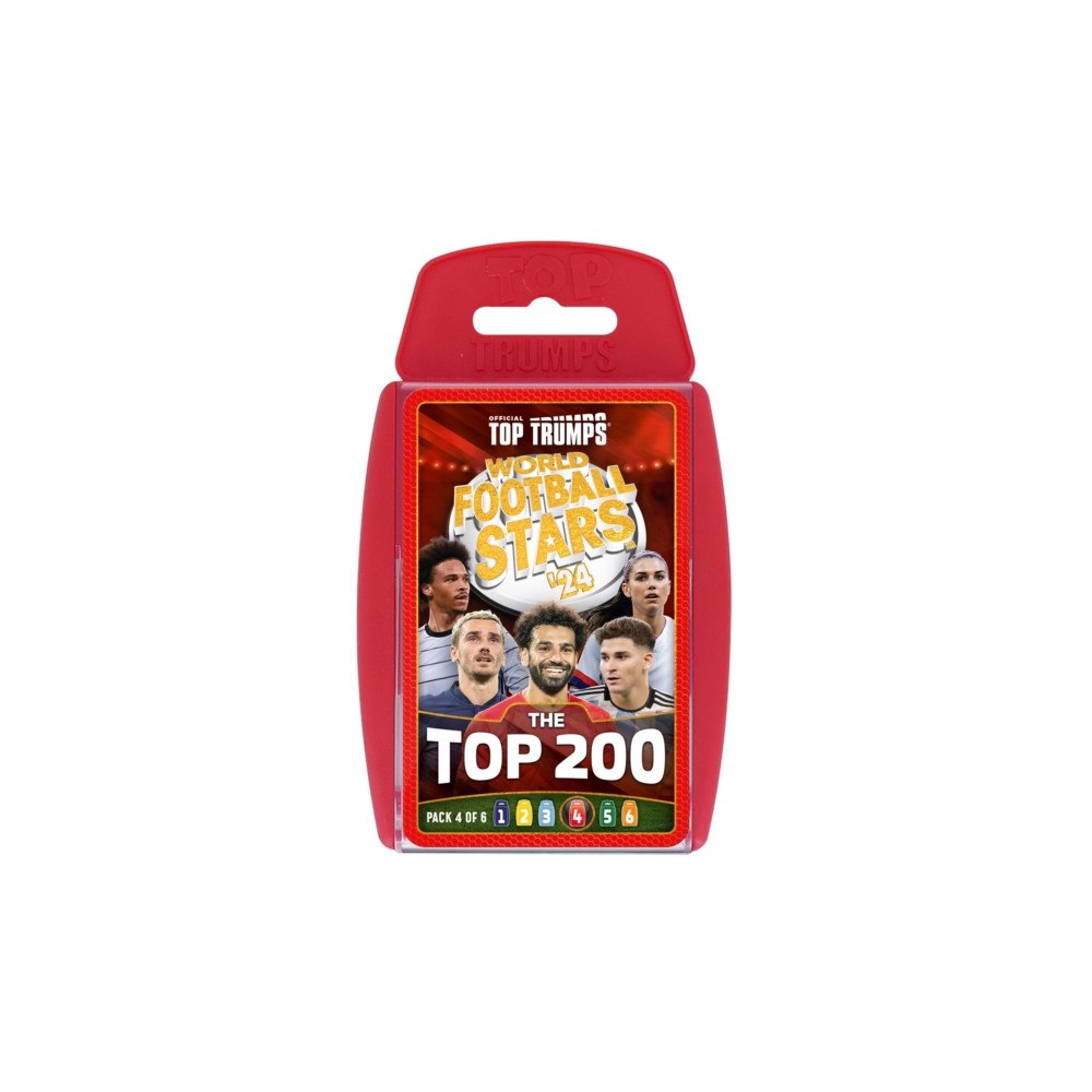 Winning Moves Top Trumps World Football Stars Top 200 Cards - Pack 4 (häftad, eng)