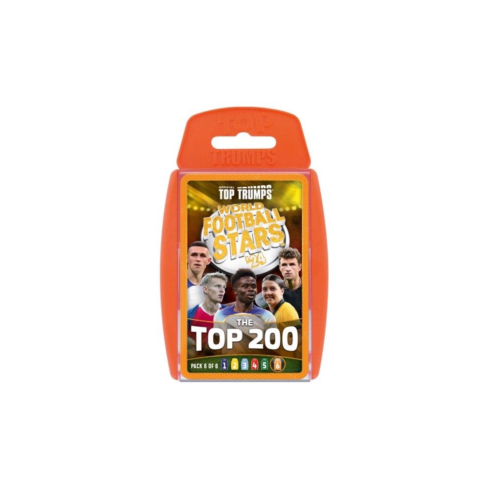 Winning Moves Top Trumps World Football Stars Top 200 Cards - Pack 6 (häftad, eng)