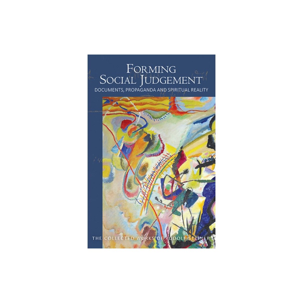 Rudolf Steiner Press Forming Social Judgement (häftad, eng)
