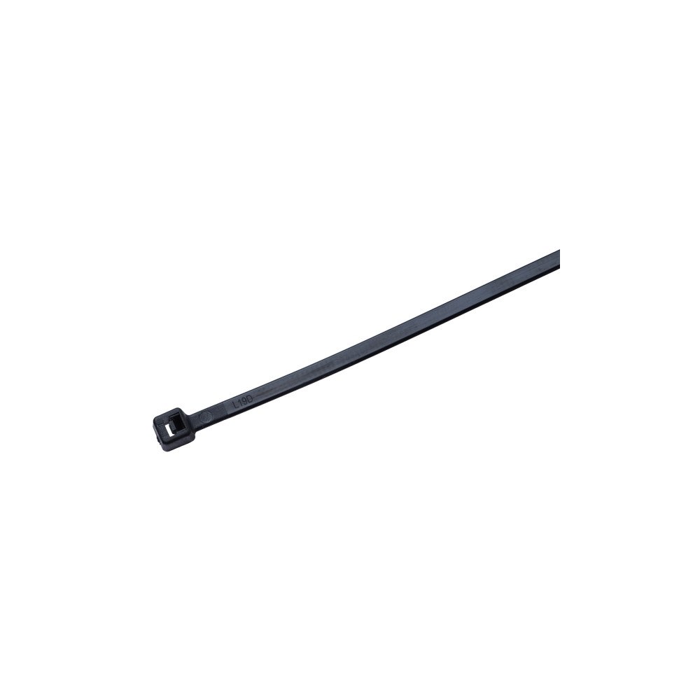 Solar Plus Kabelbinder 3,6X200 sort UV-bestandig, Max Ø diameter 52,5mm...