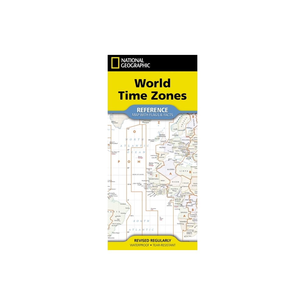 National Geographic Maps National Geographic World Time Zones Map