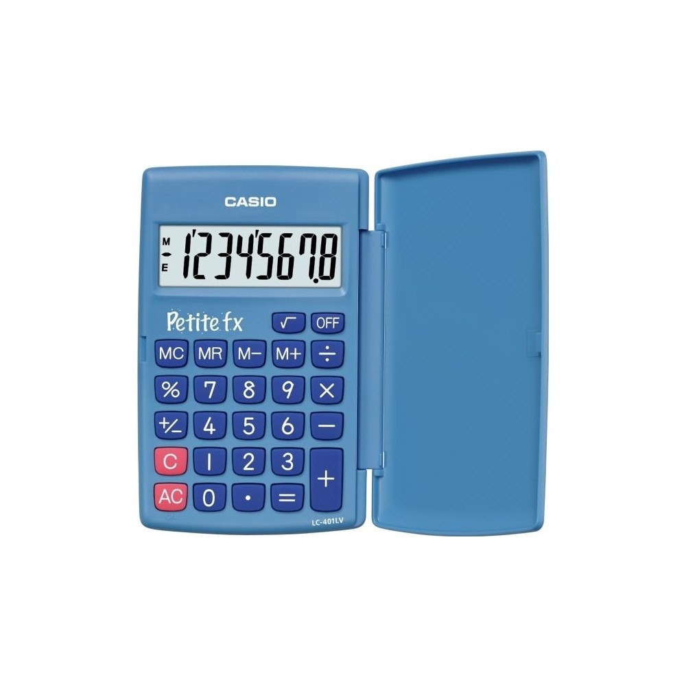 Casio Casio PETITE FX (LC-401LV-BU), Ficka, Grundläggande, 8 siffr...