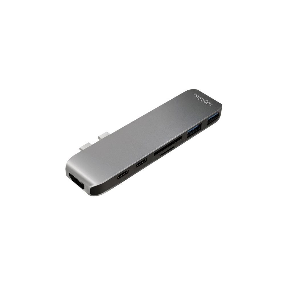 LogiLink LogiLink UA0302, USB 3.2 Gen 1 (3.1 Gen 1) Typ-C, Aluminium,...