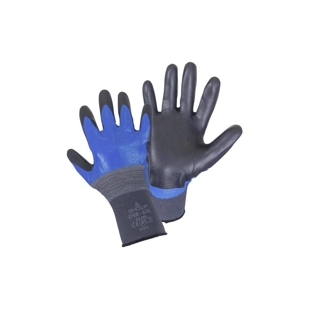 Showa Showa 4702, Arbetshandskar, Svart, Blå, Grå, Nitril,Nylon, T...