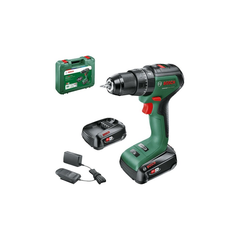 Bosch Powertools Bosch UniversalImpact 18V-60 slagborrmaskin 60 Nm 18 V, 1 x...