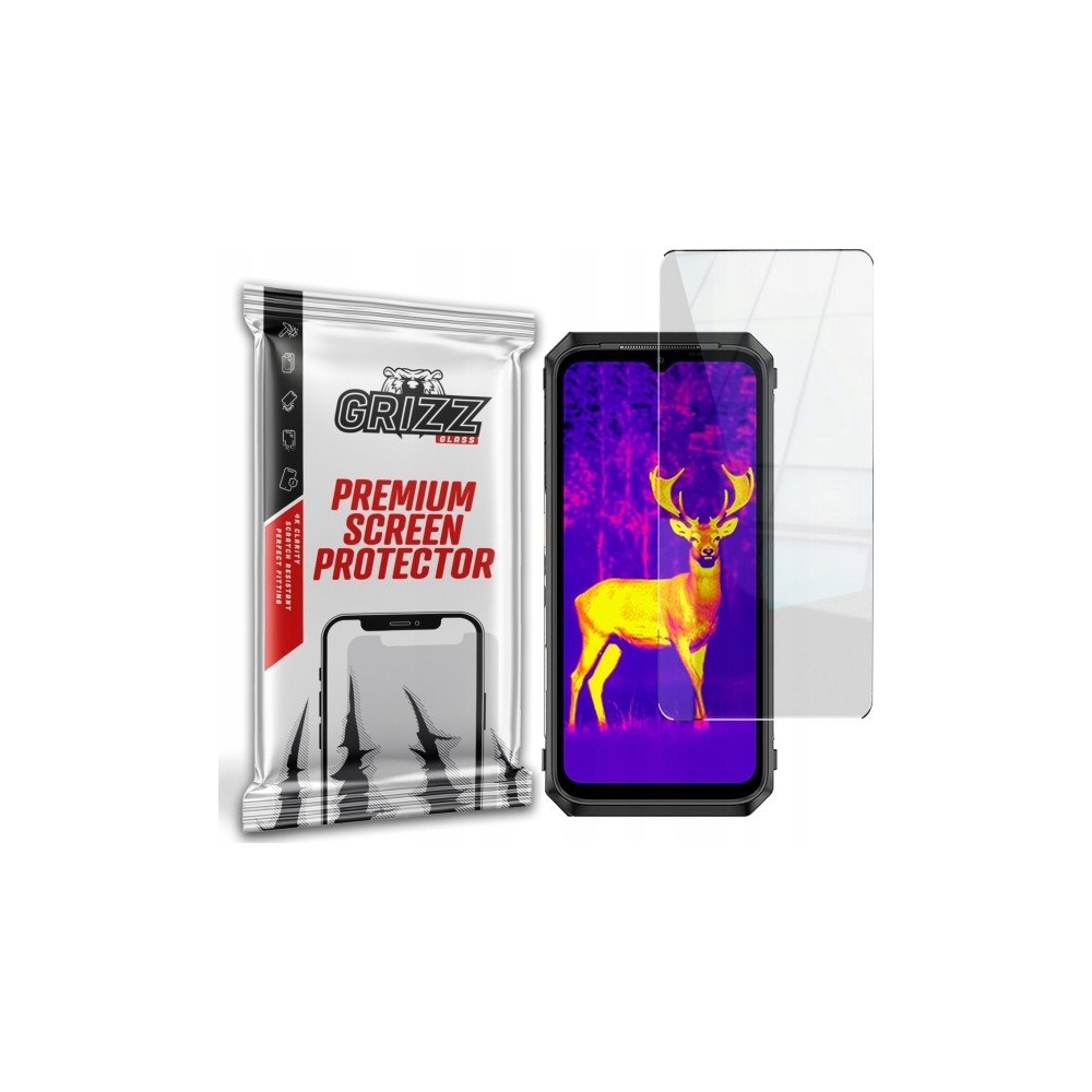 GrizzGlass GrizzGlass Ulefone Power Armor 18T Ultra skärmskydd HybridGl...