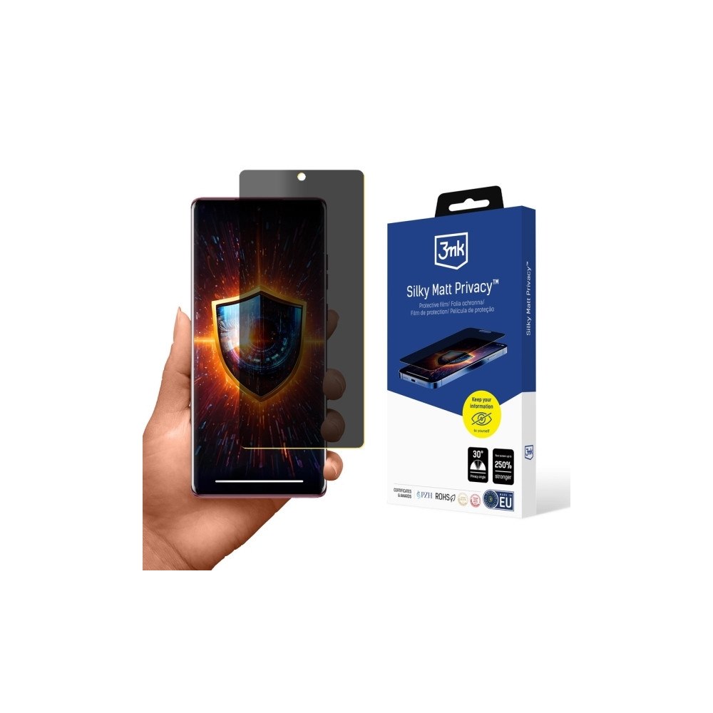 3MK 3mk Silky Matt Privacy skärmskydd till Motorola Edge 50 Fusi...