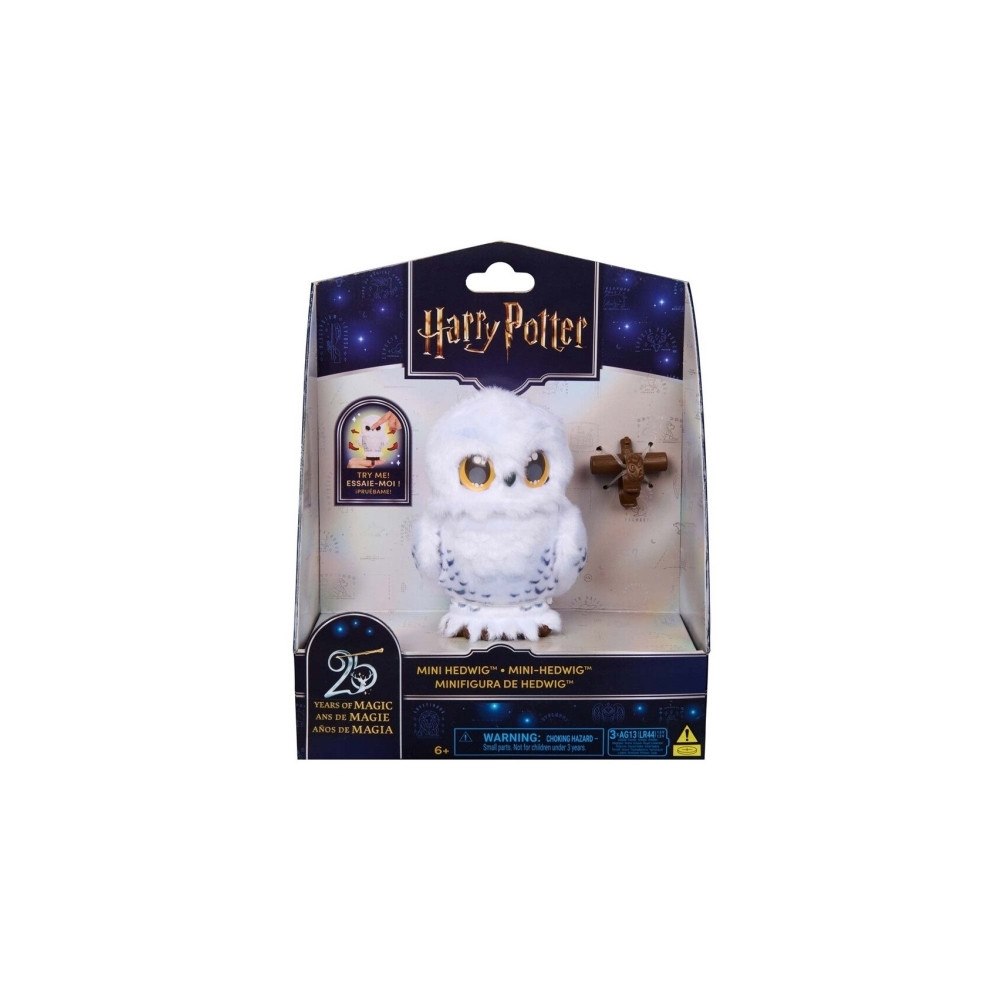 Harry Potter Harry Potter Hedwig interaktiv gosedjursuggla 14 cm, rörliga...