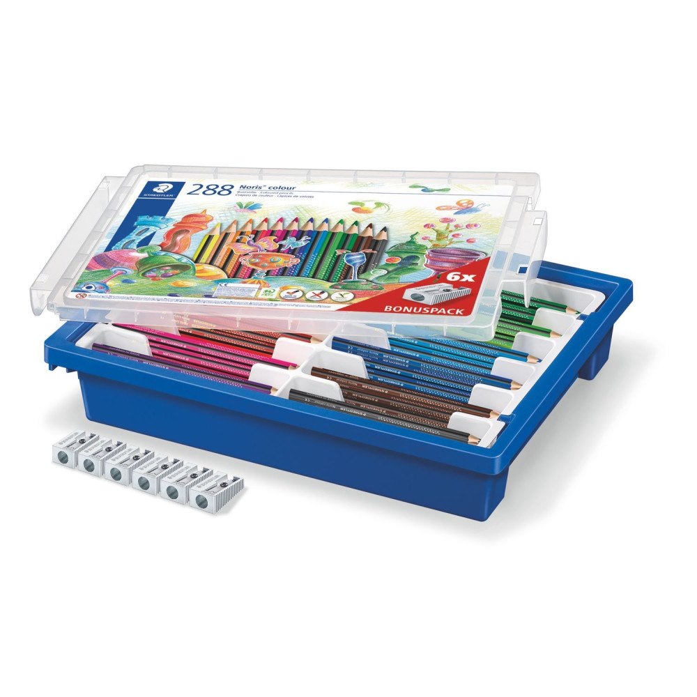 STAEDTLER STAEDTLER Noris colour 187 G288 färgpennor, trekantiga, 288...