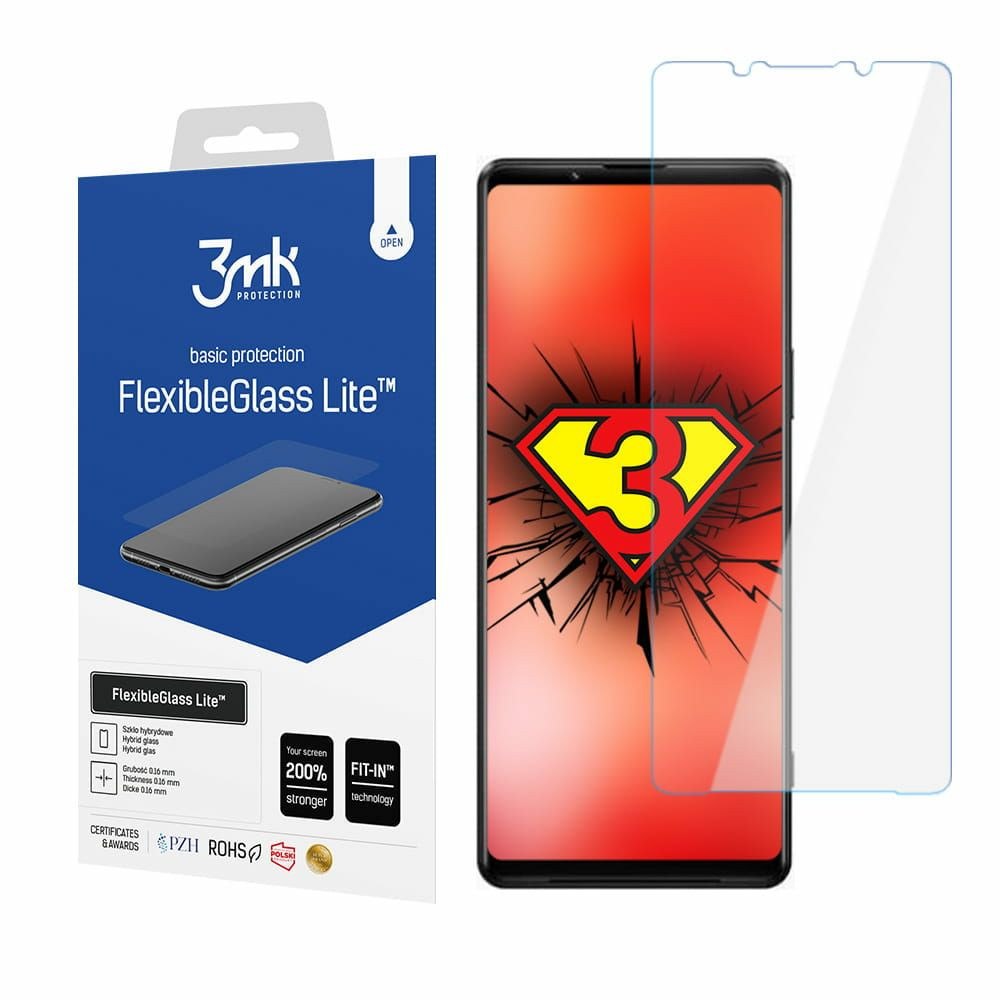 3MK 3MK FlexibleGlass Lite skärmskydd för Sony Xperia 1 III, 1 s...