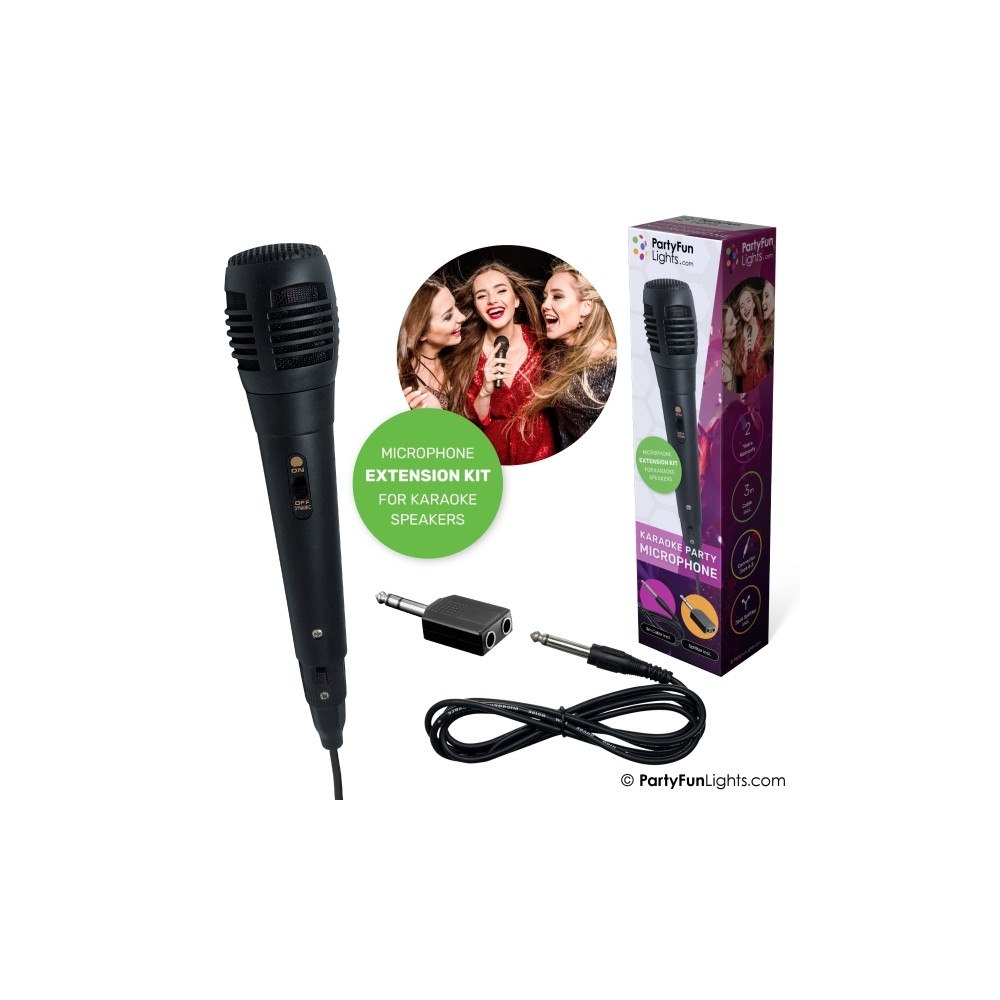 EQUIP EQUIP kabelansluten dynamisk mikrofon, 3 meter kabel, adapte...