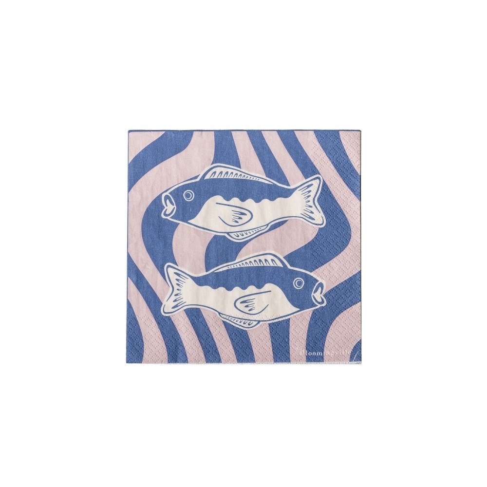 Bloomingville BLOOMINGVILLE Remy pappersservetter 33 x 33 cm, FSC® Mix, 20...