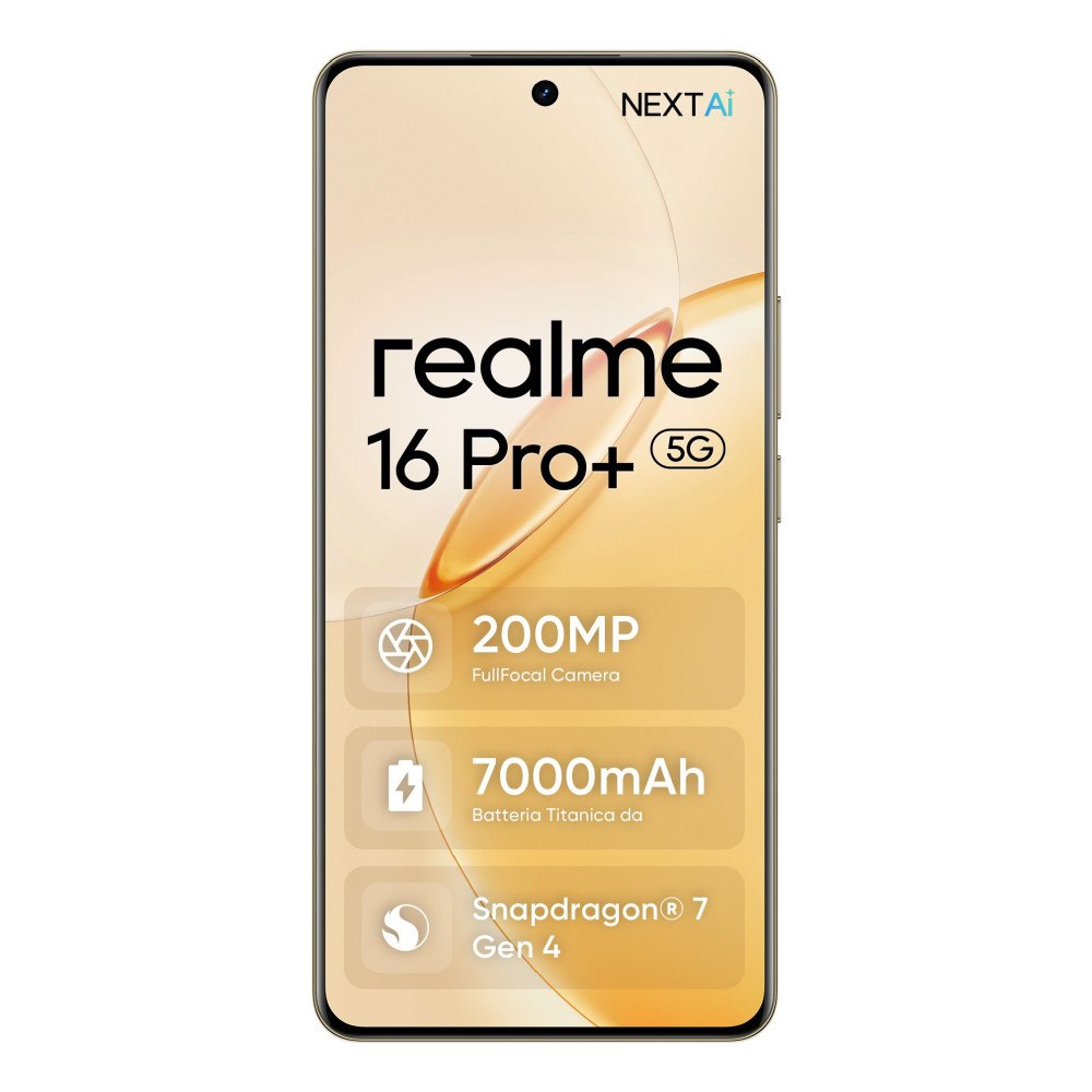 Realme realme 16 Pro+, 17,3 cm (6.8"), 1280 x 2800 pixlar, 12 GB, 5...