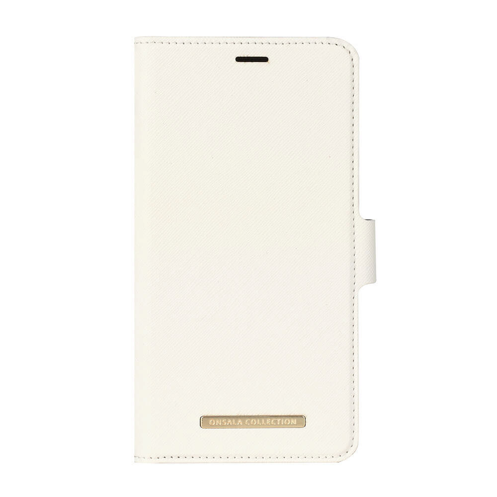 ONSALA COLLECTION Mobilfodral Saffiano White iPhone Xs Max
