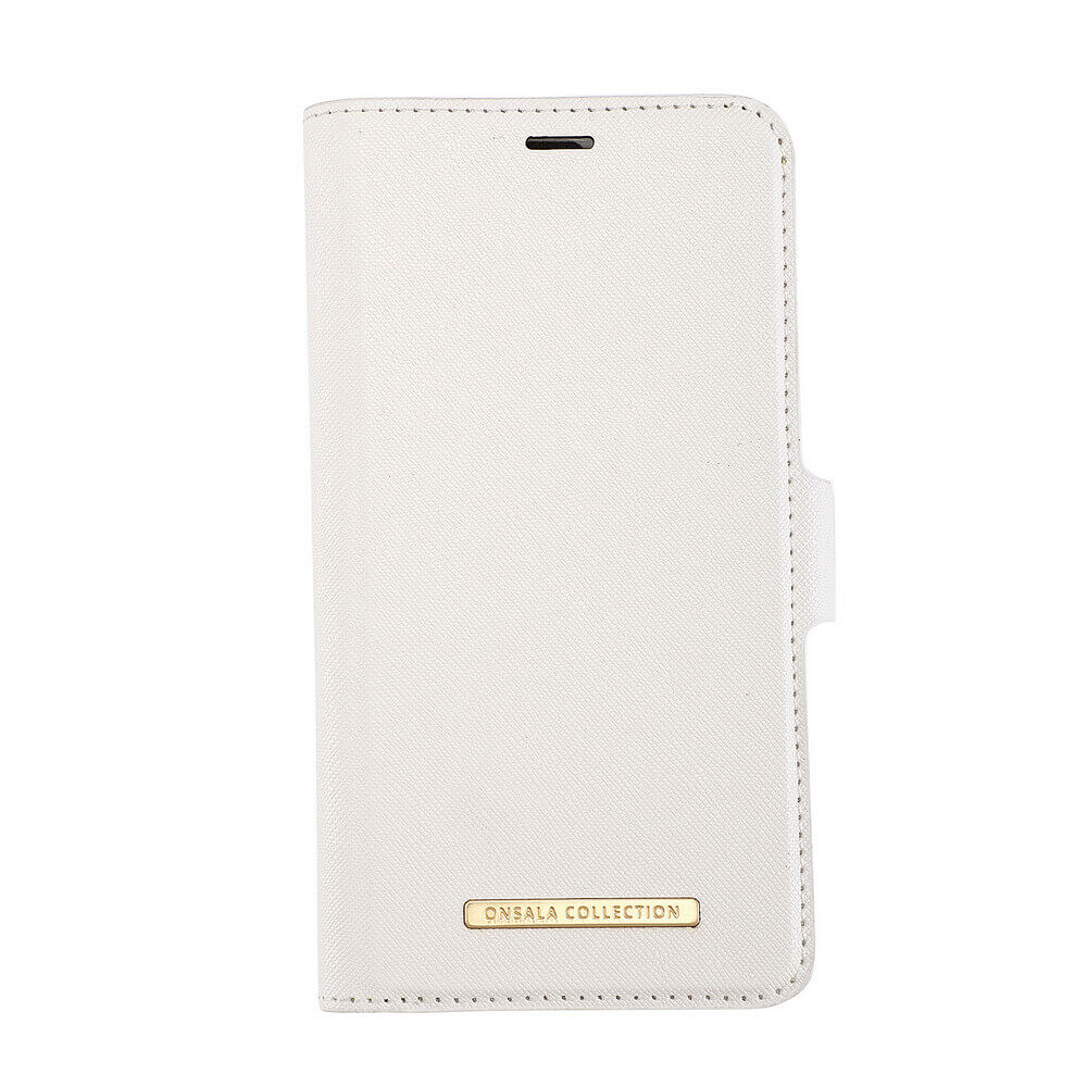 ONSALA COLLECTION Mobilfodral Saffiano White iPhone 12 Mini