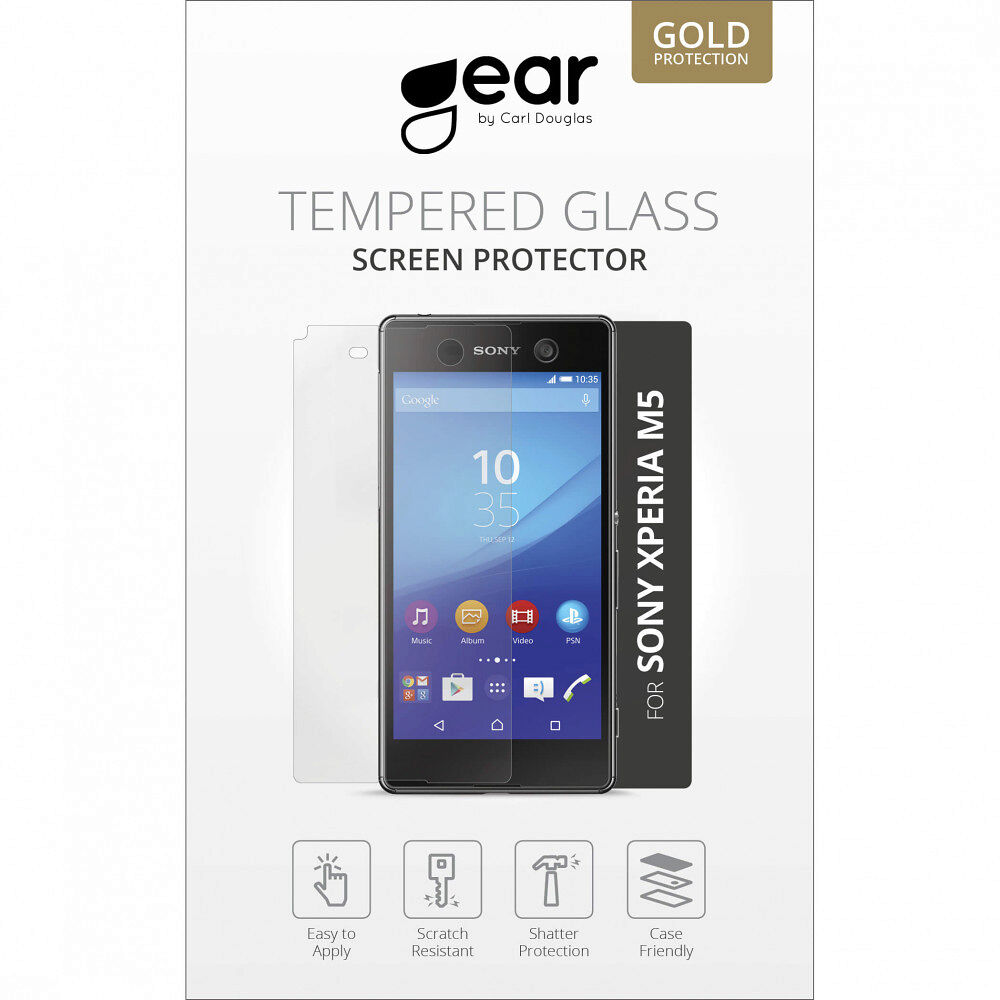 GEAR Härdat Glas 2.5D Sony Xperia M5