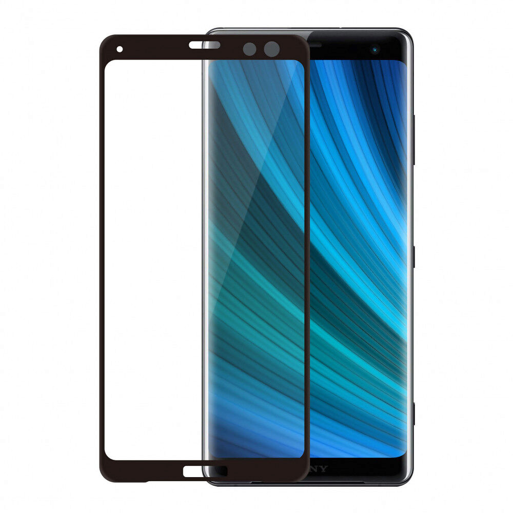 GEAR Härdat Glas 3D Full Cover Svart Sony Xperia XZ3