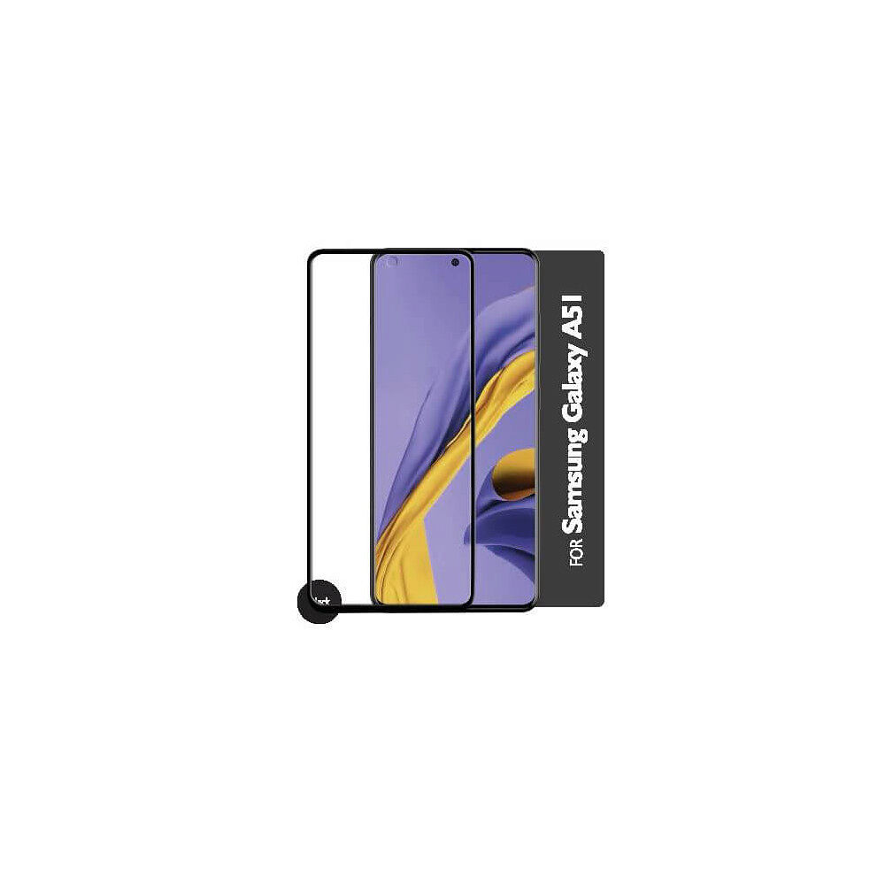 GEAR Härdat Glas 3D Gum Full Cover Svart Samsung A51
