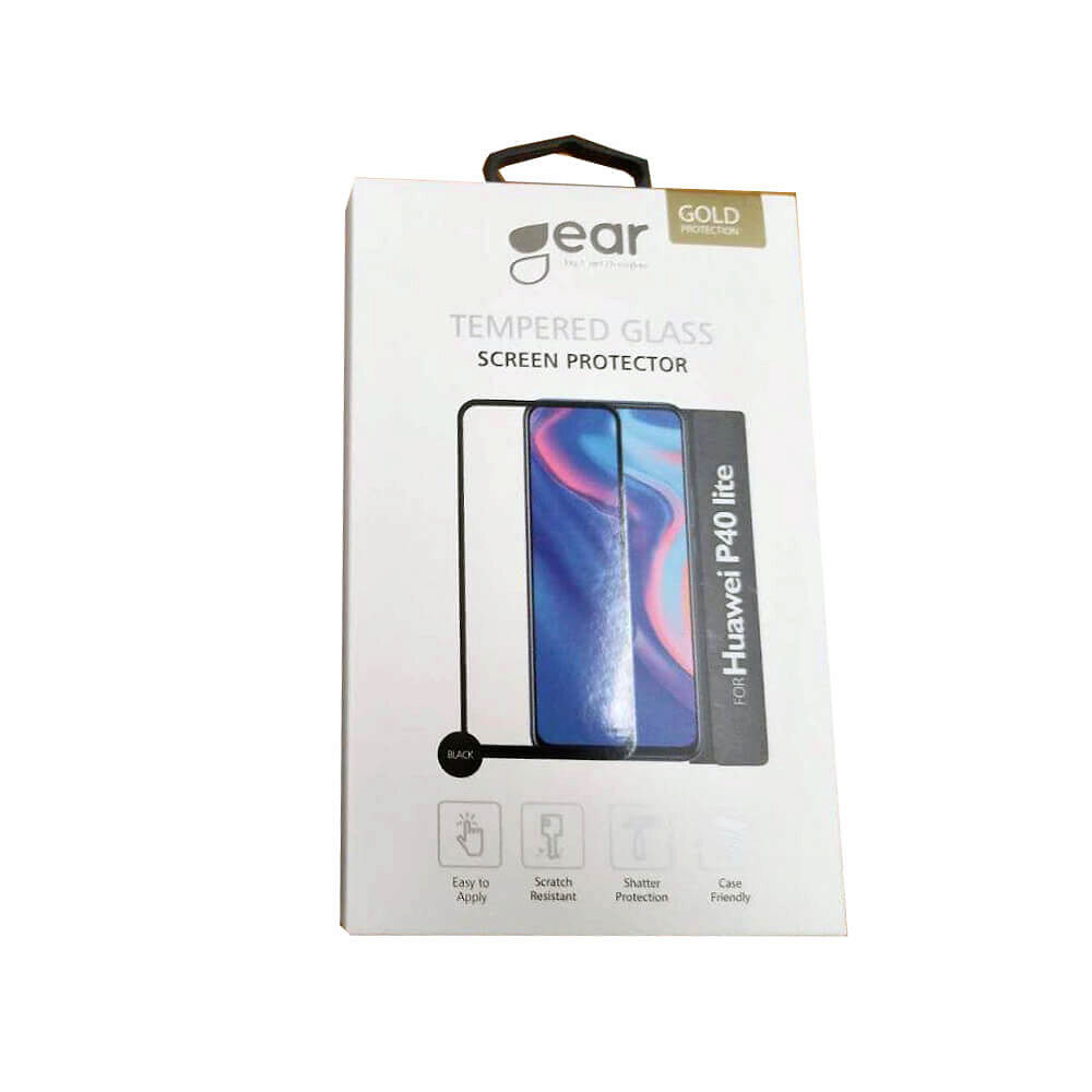 GEAR Härdat Glas 2,5D Full Cover Huawei P40 Lite
