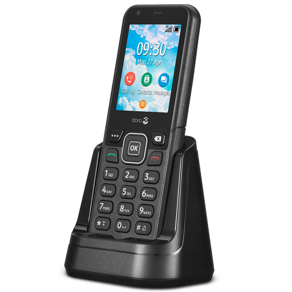 Doro 7001H 4G Home Phone, Graphite