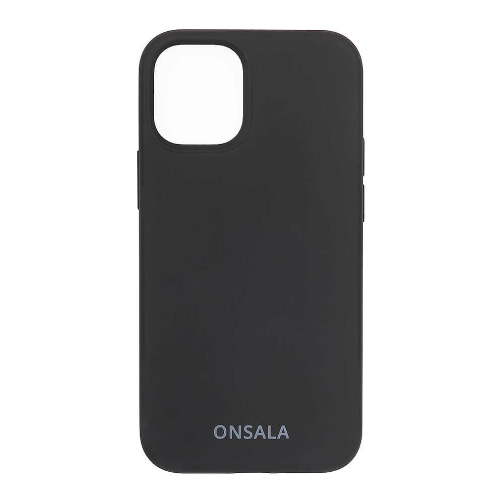 ONSALA Mobilskal Silikon Black iPhone 12 Mini