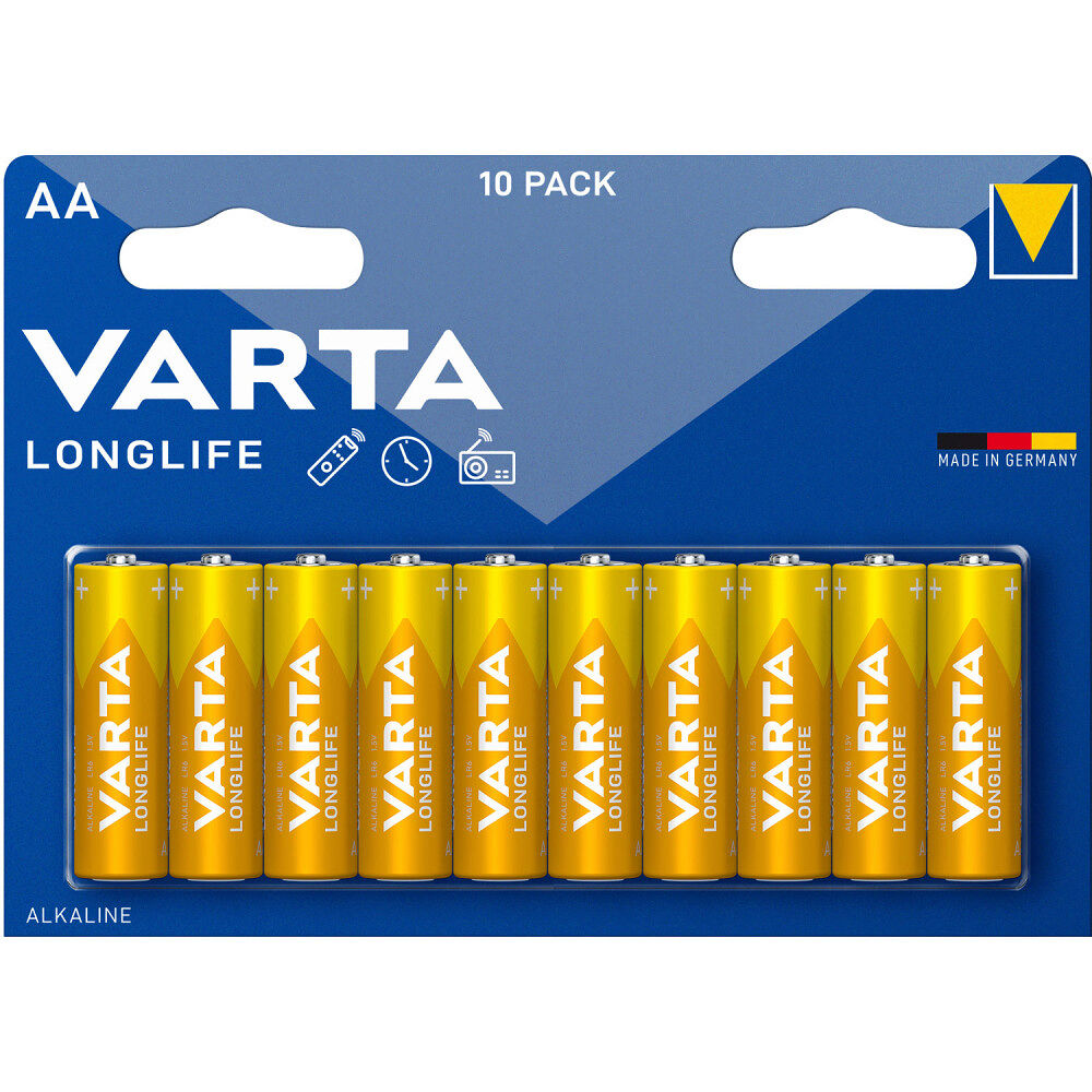 Varta Longlife AA / LR6 Batteri 10-pack