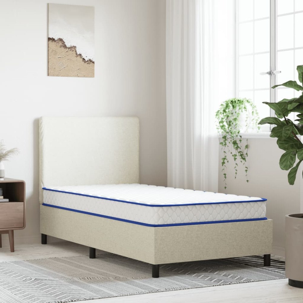 vidaXL Madrass med memoryskum 200 x 90 x 17 cm mjuk