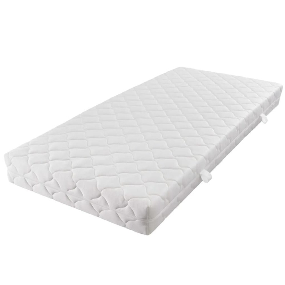 vidaXL Madrass med tvättbart överdrag 200 x 80 x 17 cm H3