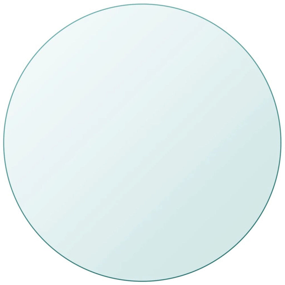 vidaXL Bordsskiva härdat glas rund 300 mm