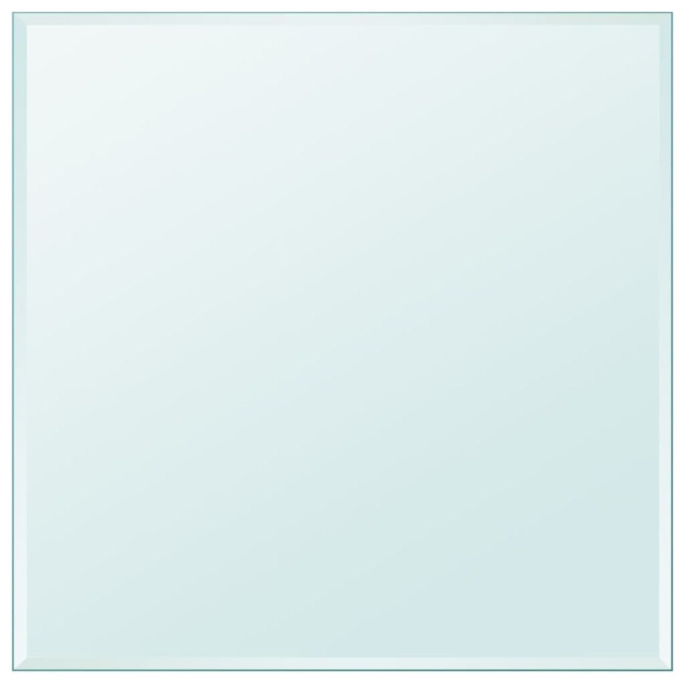 vidaXL Bordsskiva härdat glas 800x800 mm kvadratisk